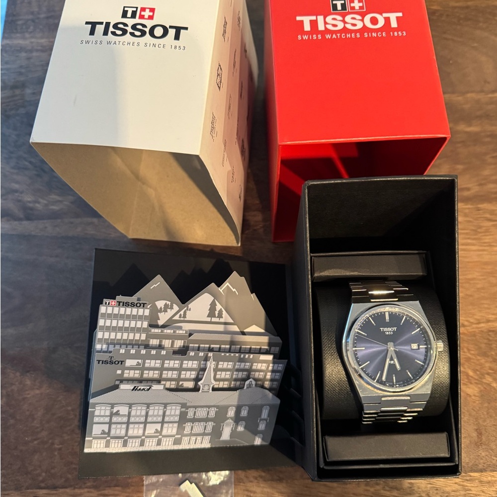 Tissot Men's Stainless Steel Watch - Blue Dial